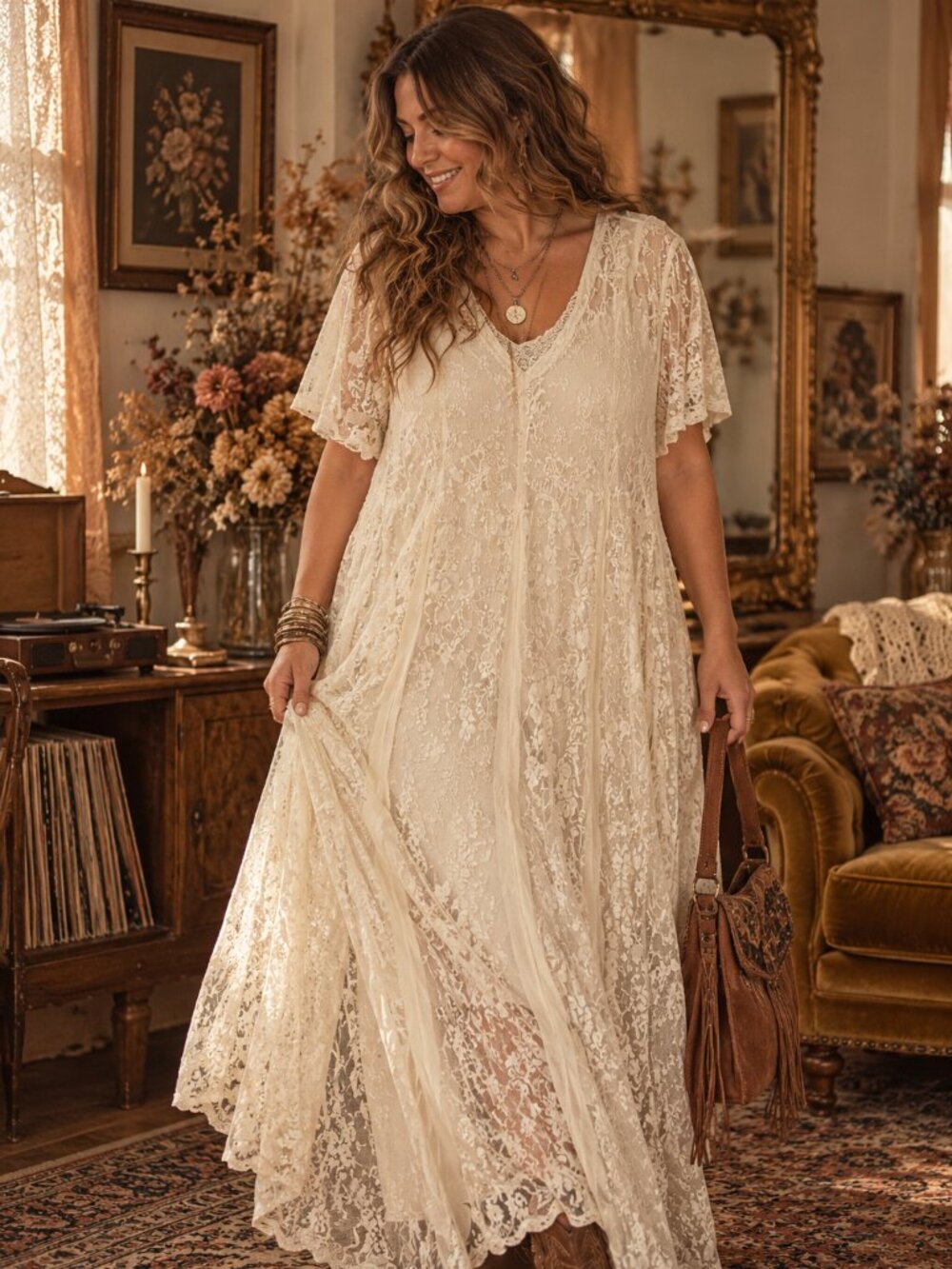 Vintage Lace Dress
